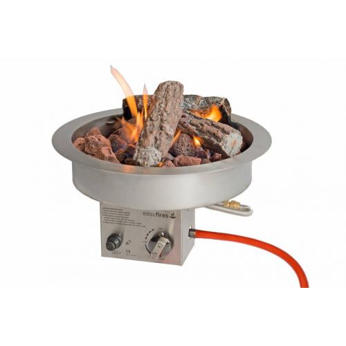 Easy Fires inbouwbrander rond 40x16,5cm.