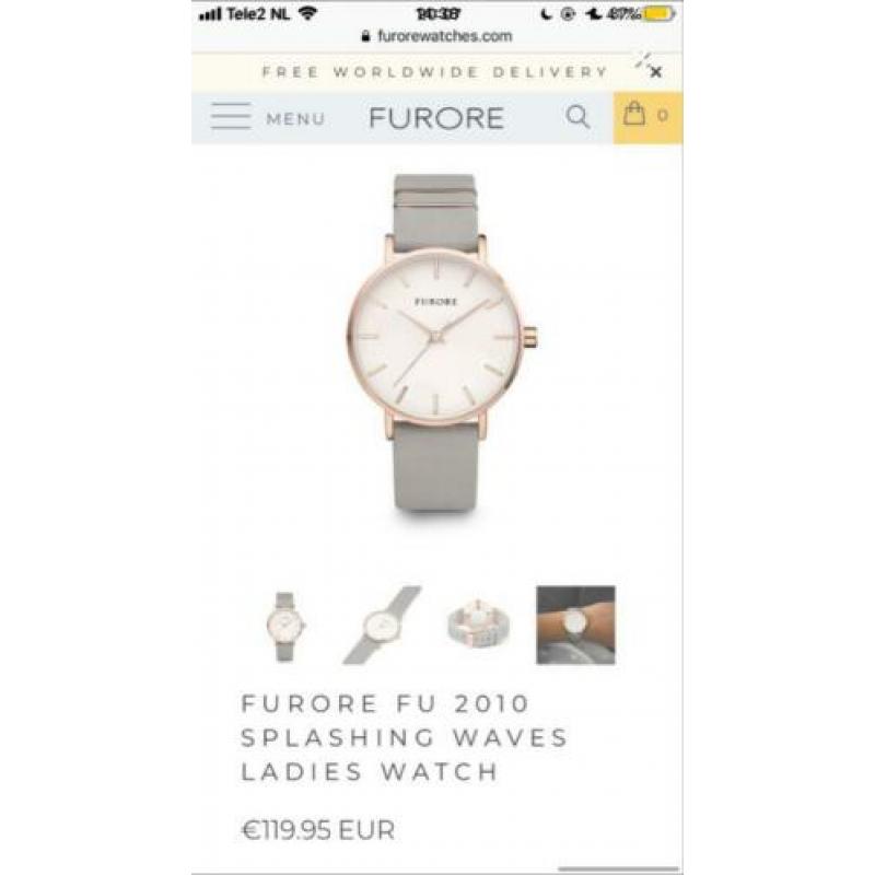 Furore horloge nieuw