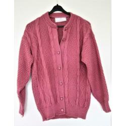 Oud roze vest