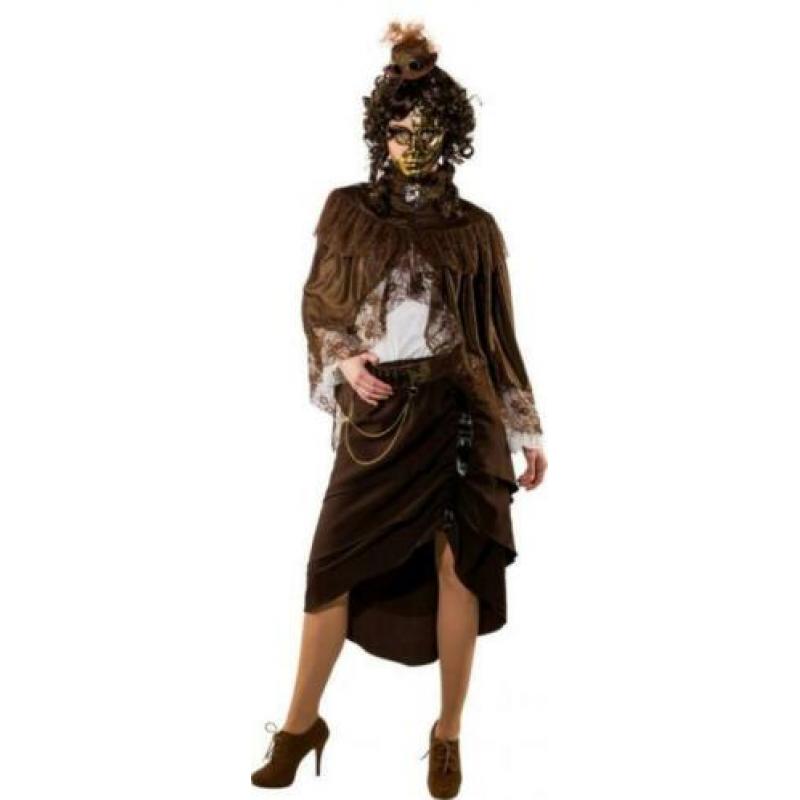 Steampunk Cape, brown, L/XL LAATSTE 2 stuks