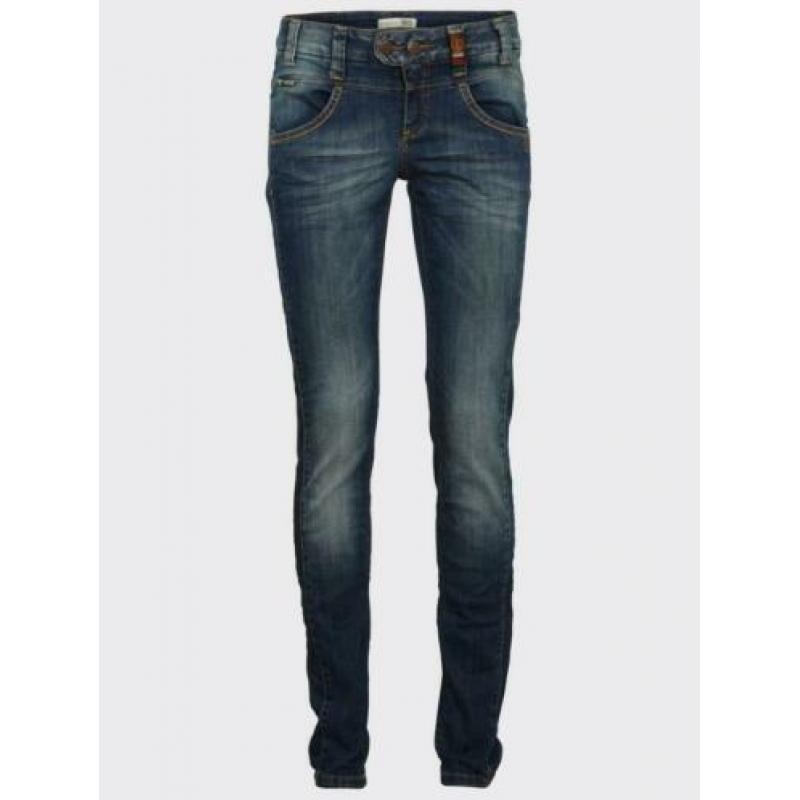 Object up-c super stretch dark blue spijkerbroek mt 27/32