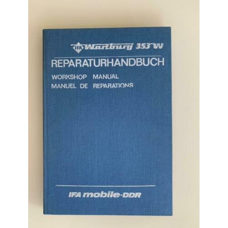 Reparaturhandbuch - Erzatzteilkatalog - handboek Wartburg