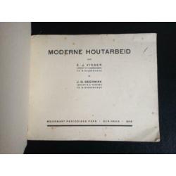 E.J. Visser - Moderne Houtarbeid - 1942 - Zeldzaam