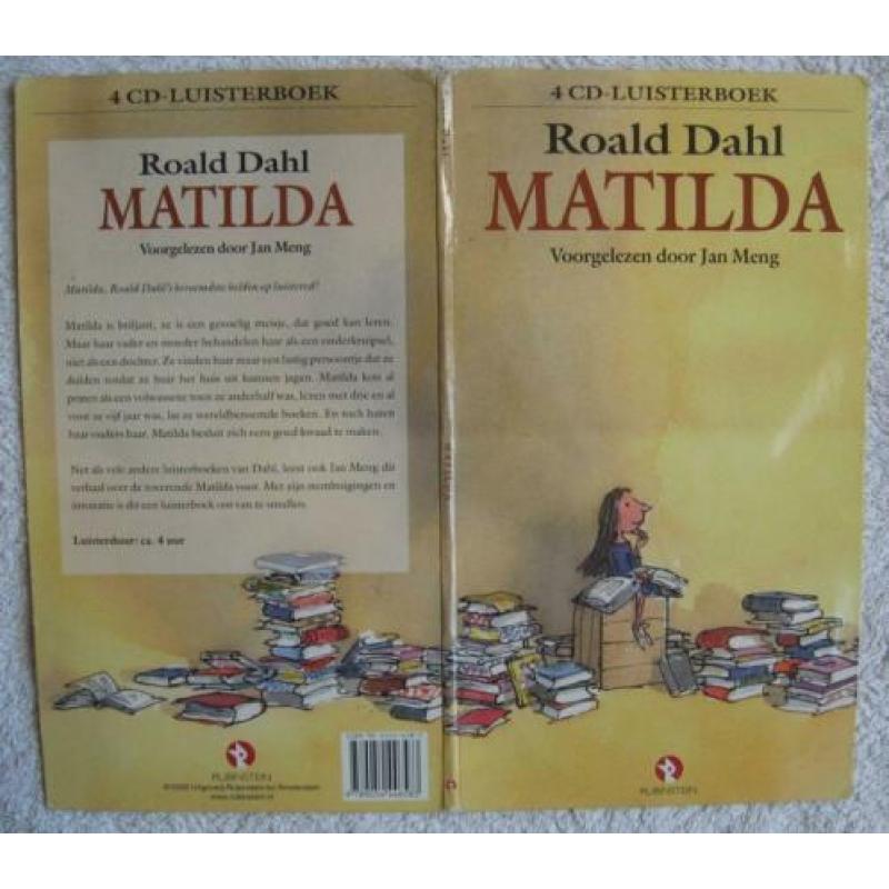 Matilda & Sjakie Chocoladefabriek (1x4,1x 3CD) Roald Dahl