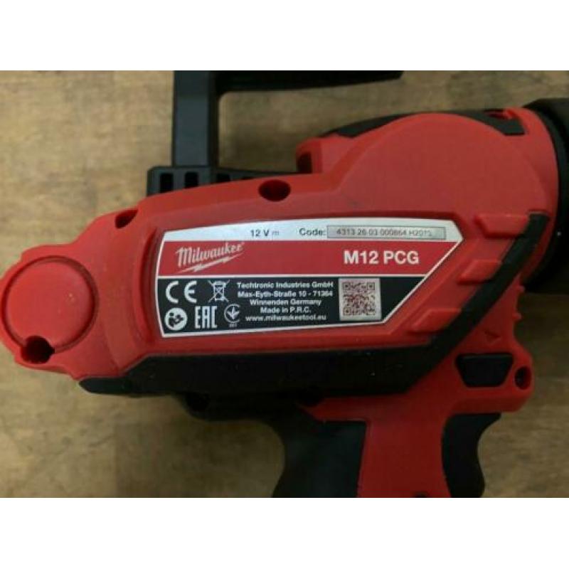 Milwaukee M12 PCG/310C-0 12V Li-Ion Accu lijm- en kitspuit
