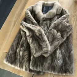 Bontjas vintage super mooie staat, M, echt bont