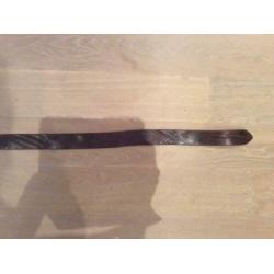 Nieuwe Mc. Gregor bruine leren riem 85 cm