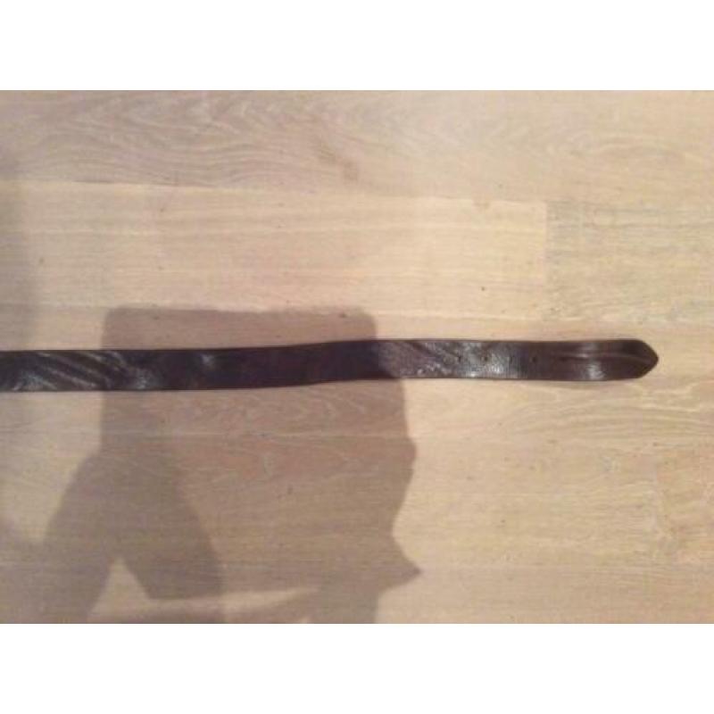 Nieuwe Mc. Gregor bruine leren riem 85 cm
