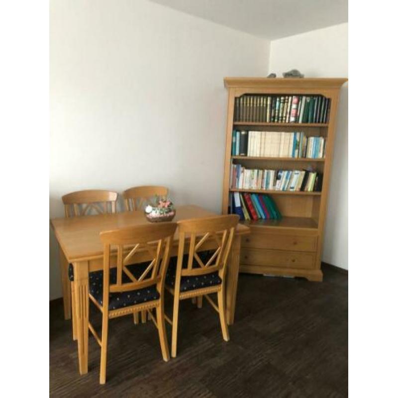Complete eiken woonkamerset.