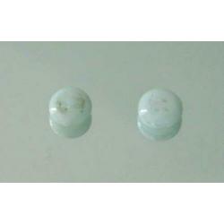 Vintage China Buttons glasknopen nr E640 wit