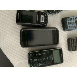 Oude mobiele telefoons