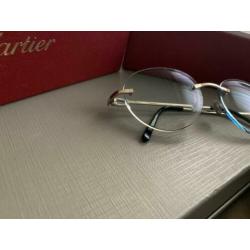 Originele Cartier C decor bril met bon en doos plus koker