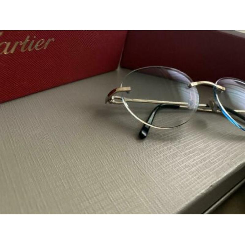 Originele Cartier C decor bril met bon en doos plus koker