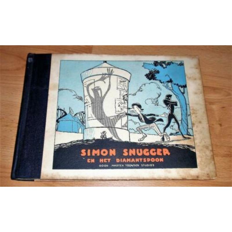 Plaatjesalbum Simon Snugger en het diamantspook.