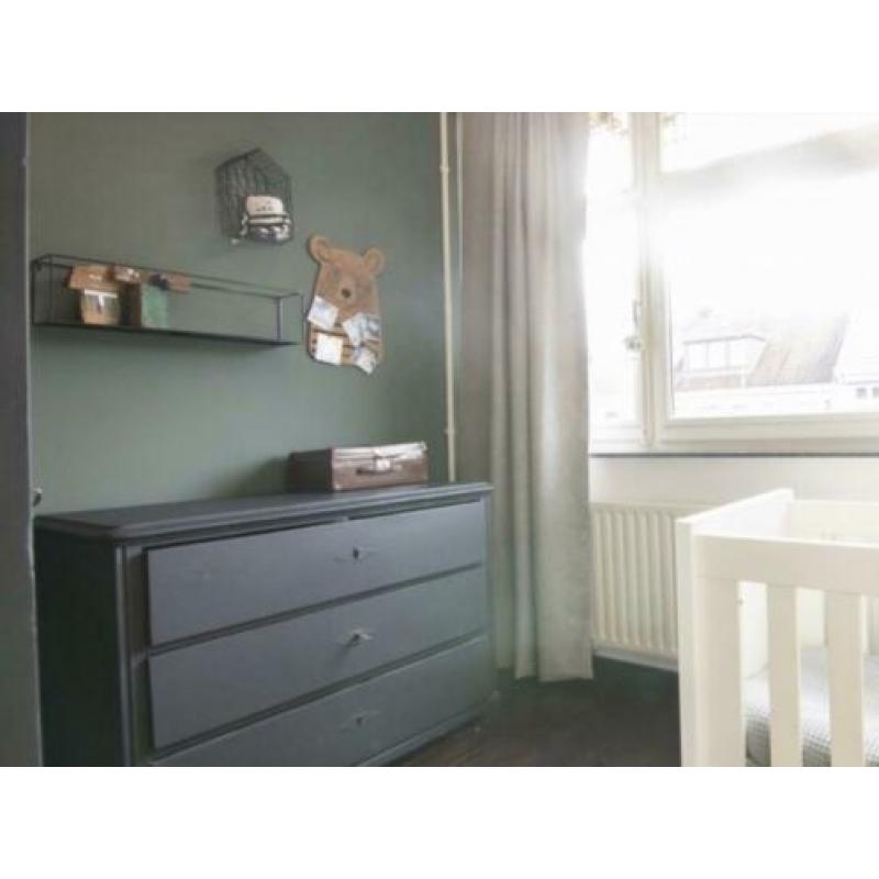Brocante kast grijs