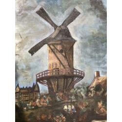 Groot schilderij Wijk bij Duurstede