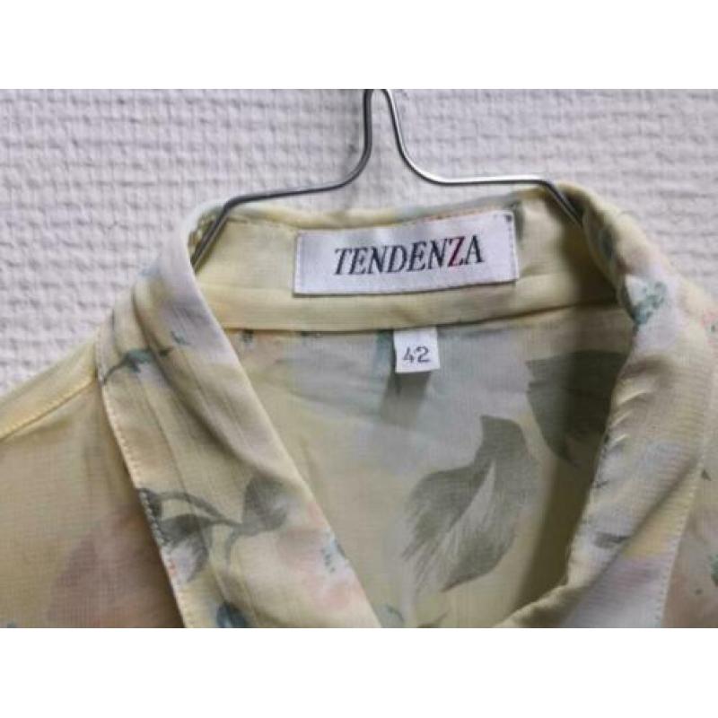 Vintage blouse met bloemenprint (M)