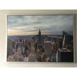 New York foto / schilderij 140x100, in nieuwstaat.