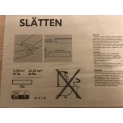 Laminaat slatten 14 m2 nieuw