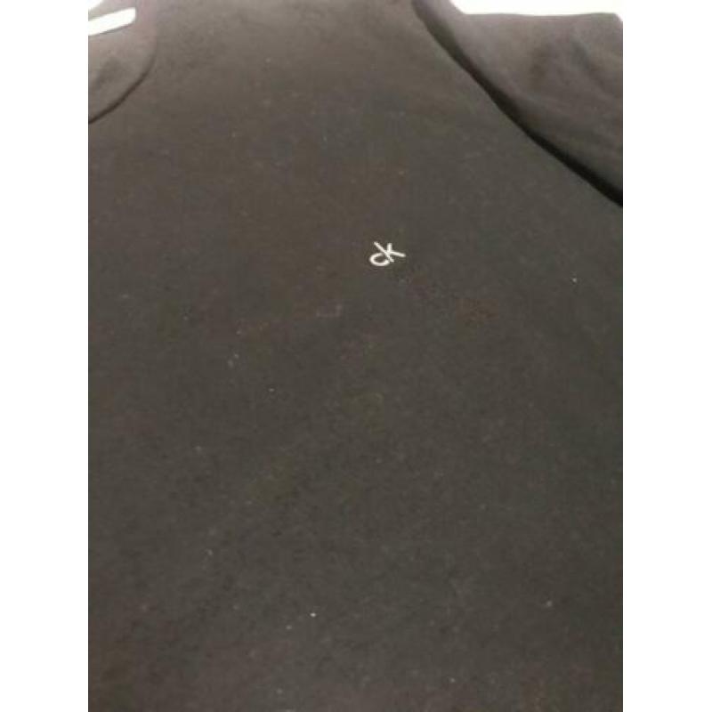 Calvin Klein Jeans zwart T-shirt met lange mouwen maat M