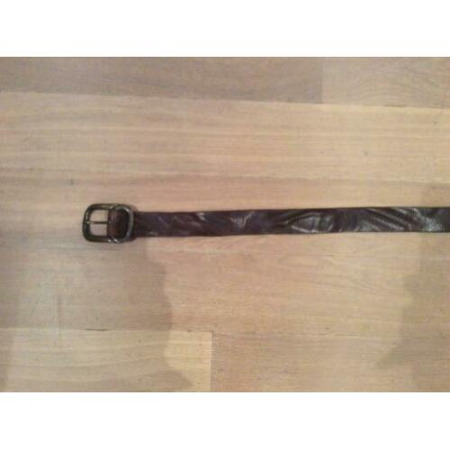 Nieuwe Mc. Gregor bruine leren riem 85 cm