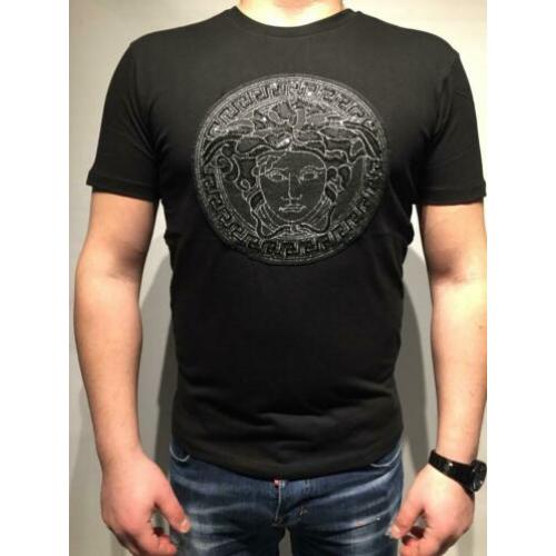 Versace T-shirt wit en zwart leverbaar OP=OP