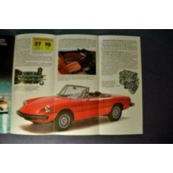 1976 Alfa Romeo 2000 Spider Veloce Brochure USA
