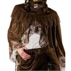 Steampunk Cape, brown, L/XL LAATSTE 2 stuks