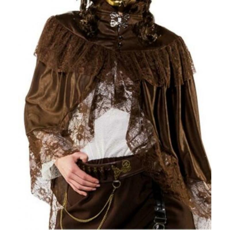 Steampunk Cape, brown, L/XL LAATSTE 2 stuks