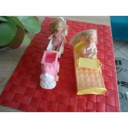 2x shelly´s ,bedje en een locomotief