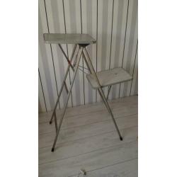 vintage retro tafel voor diaprojector