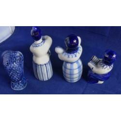 RUSLAND * BLAUW WITTE BEELDJES * 5 Stuks *