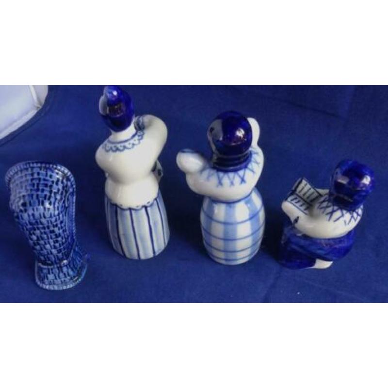 RUSLAND * BLAUW WITTE BEELDJES * 5 Stuks *