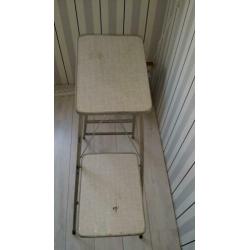 vintage retro tafel voor diaprojector