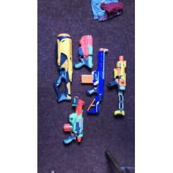Nerf geweren 5 stuks