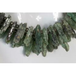 Groene apatiet kristallen edelsteen choker ketting