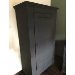 Brocante kast grijs