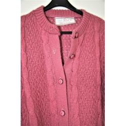 Oud roze vest