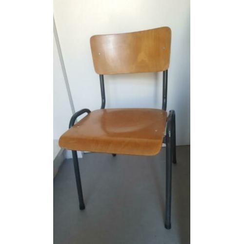 Vintage schoolstoel