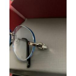 Originele Cartier C decor bril met bon en doos plus koker