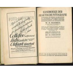 Handboekje der praktische fotografie; W.Idzerda; 1928