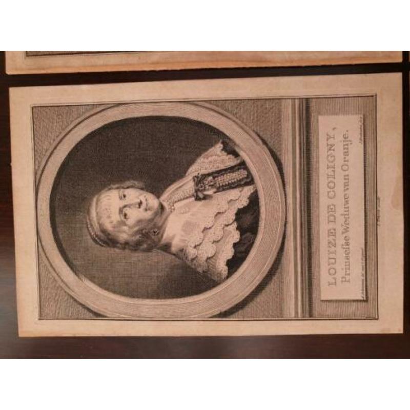 4 x koper gravure door isaak tirion. Ca. 1749