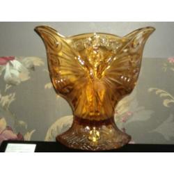 Mooie art deco vaas "Femme Papillon"