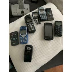 Oude mobiele telefoons