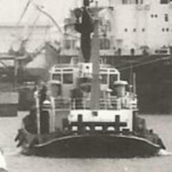 Foto sleepboot Maasbank van Smit ca 1970