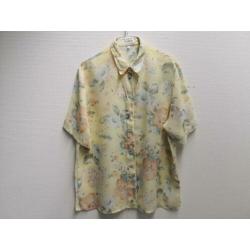 Vintage blouse met bloemenprint (M)