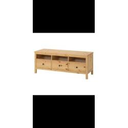 TV Meubel Hemnes Ikea - 3 lades incl. bovendeel