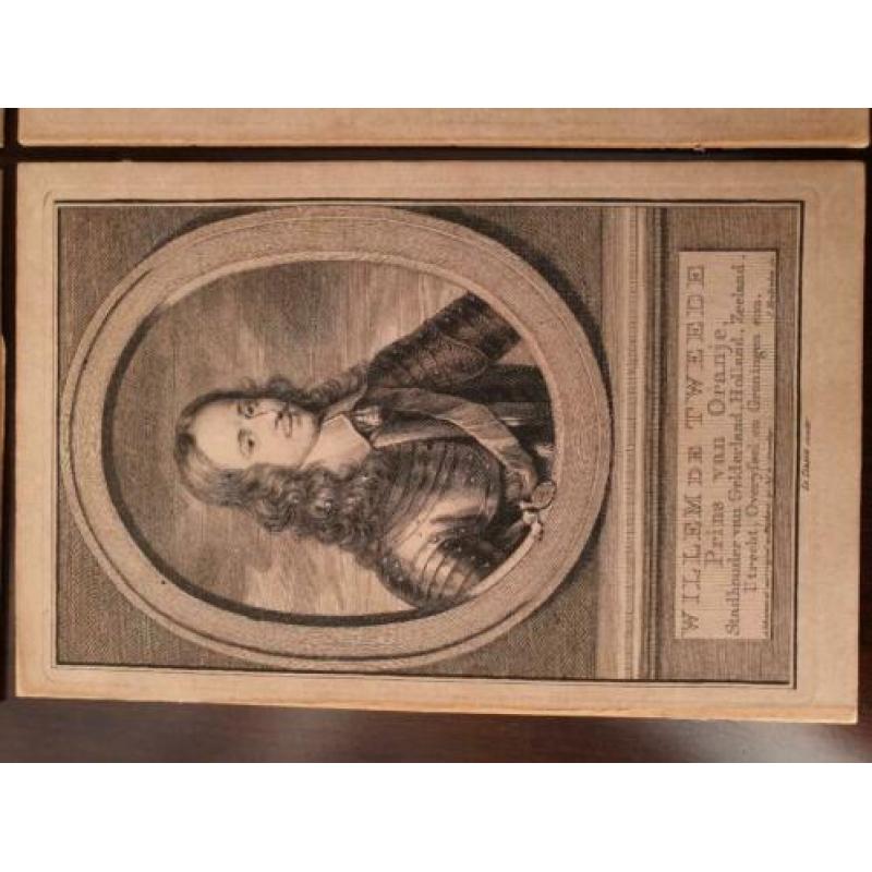 4 x koper gravure door isaak tirion. Ca. 1749