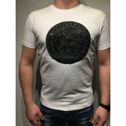 Versace T-shirt wit en zwart leverbaar OP=OP