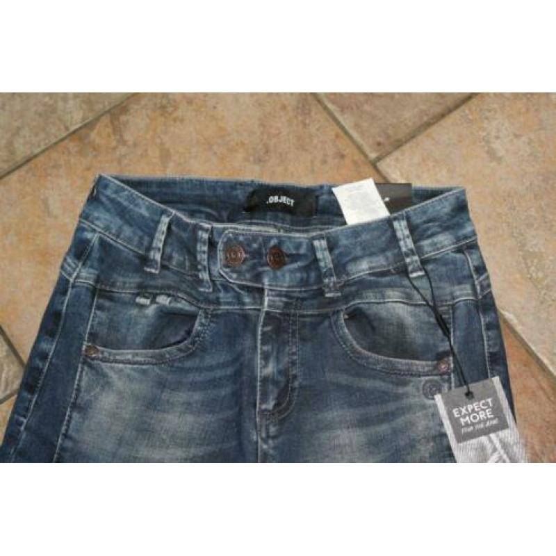Object up-c super stretch dark blue spijkerbroek mt 27/32